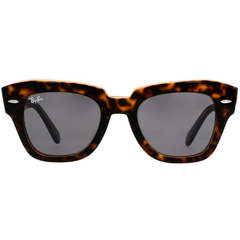 Óculos de Sol Unissex Ray-Ban Mesclado Marrom State Street RB2186 1292/B1 52