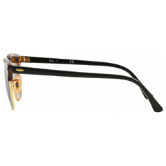 Óculos de Sol Unissex Ray-Ban Mesclado Marrom/Dourado Clubmaster RB3016 1160 51