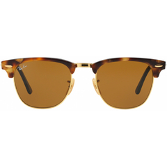 Óculos de Sol Unissex Ray-Ban Mesclado Marrom/Dourado Clubmaster RB3016 1160 51