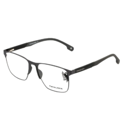 Armação para Óculos Masculino Cavalera Cinza Escovado Quadrado CV21500 C4 56
