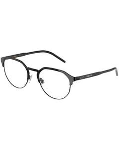 Óculos de Grau Masculino Dolce&Gabbana Preto Geométrico DG1335 01 52