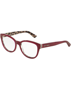 Óculos de Grau Feminino Dolce&Gabbana Bordô Clássico DG3209 2882 53
