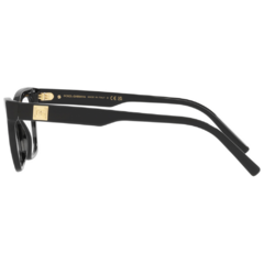 Armação para Óculos Feminino Dolce&Gabbana Preto Gatinho DG3359 501 53