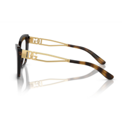 Armação para Óculos Feminino Dolce&Gabbana Tartaruga Gatinho DG3375-B 502 55