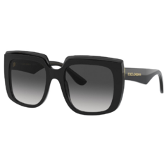 Óculos de Sol Feminino Dolce&Gabbana Preto Quadrado DG4414 501/8G 54
