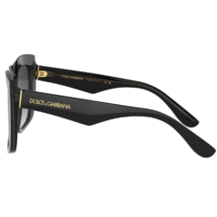 Óculos de Sol Feminino Dolce&Gabbana Preto Quadrado DG4414 501/8G 54