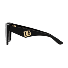 Óculos de Sol Feminino Dolce&Gabbana Preto Quadrado DG4438 501/87 55