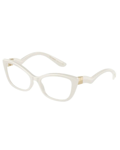 Óculos de Grau Feminino Dolce&Gabbana Off White Gatinho DG5078 3323 55