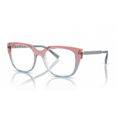 Armação para Óculos Feminino Dolce&Gabbana Rosa Cristal/Azul Cristal Gatinho DG5087 3388 53