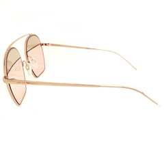 Óculos de Sol Feminino Emporio Armani Rosé Geométrico EA2086 3167/5 56