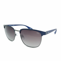 Óculos de Sol Masculino Empório Glasses Azul Metálico Quadrado EG24012 C13 54