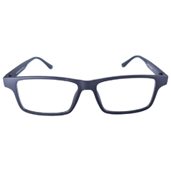 Armação para Óculos Masculino Empório Glasses Azul Fosco Retangular EG2988 C13 56