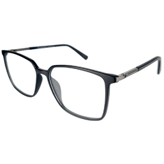 Armação para Óculos Masculino Empório Glasses Preto Fosco Quadrado EG3282 C15 55