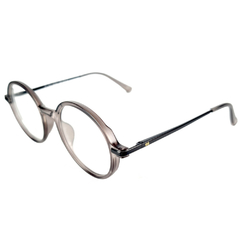 Armação para Óculos Masculino Empório Glasses Preto Cristal Redondo EG3291 C8 48