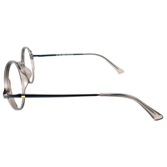 Armação para Óculos Masculino Empório Glasses Preto Cristal Redondo EG3291 C8 48