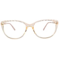 Armação para Óculos Feminino Empório Glasses Nude Cristal Gatinho EG 3312 C8 55