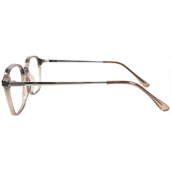Armação para Óculos Feminino Empório Glasses Marrom Cristal Quadrado EG3313 C4 52