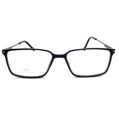 Armação para Óculos Masculino Empório Glasses Preto Retangular EG3415 C5 54