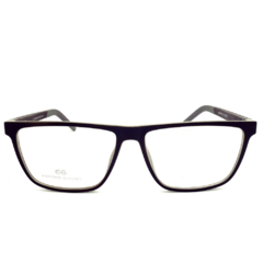 Armação para Óculos Masculino Empório Glasses Preto Fosco/Cinza Fosco Clip-On EG3485 C8 56