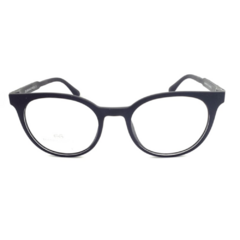 Armação para Óculos Masculino Empório Glasses Preto Fosco Clip-On EG3496 C15 49