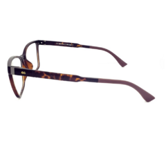 Armação para Óculos Feminino Empório Glasses Tartaruga Clip-On EG3560 C17 53