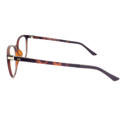 Armação para Óculos Feminino Empório Glasses Marrom Mesclado Clip-On 3492 C17 51