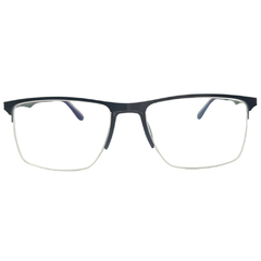 Armação para Óculos Masculino Empório Glasses Preto Fosco Retangular EG4156 C13 54