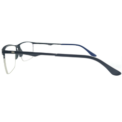 Armação para Óculos Masculino Empório Glasses Preto Fosco Retangular EG4156 C13 54