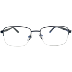 Armação para Óculos Masculino Empório Glasses Preto Retangular EG4163 C15 55