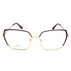 Armação para Óculos Feminino Empório Glasses Preto/Dourado Quadrado EG4265 C6 53