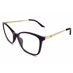 Armação para Óculos Feminino Empório Glasses Preto Gatinho/Quadrado EG5009 C15 52