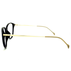 Armação para Óculos Feminino Empório Glasses Preto Gatinho EG5500 C6 53