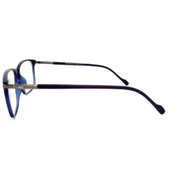 Armação para Óculos Masculino Empório Glasses Azul Cristal Quadrado EG5510 C13 54