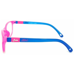 Armação para Óculos Infantil Disney Rosa Redondo FR3 3820 C2015 47