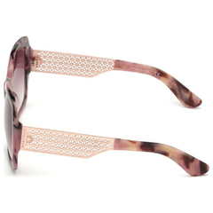 Óculos de Sol Feminino Guess by Marciano Mesclado Rosa Quadrado GM0806 74F 56