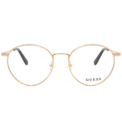 Óculos de Grau Feminino Guess Rosé Redondo GU2725 028 50