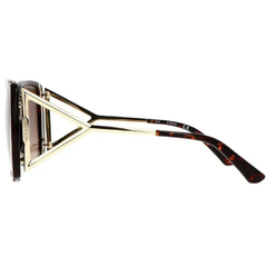 Óculos de Sol Feminino Guess Tartaruga Quadrado GU7751 52F 58