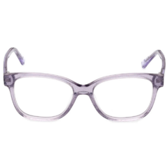 Armação para Óculos Infantil Guess Roxo Cristal/Glitter Quadrado GU9225 081 47