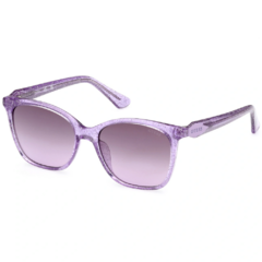 Óculos de Sol Infantil Guess Roxo Cristal/Glitter Quadrado GU9238 83Z 49