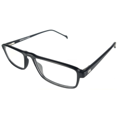 Armação para Óculos Masculino Empório Glasses Preto Fosco Retangular MR9148 C7 55