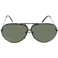 Óculos de Sol Unissex Porsche Design Cinza Chumbo Aviador/Troca de lente P8478 C 66