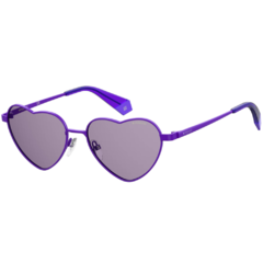 Óculos de Sol Feminino Polaroid Roxo Coração PLD6124S B3VKL 54