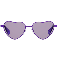 Óculos de Sol Feminino Polaroid Roxo Coração PLD6124S B3VKL 54