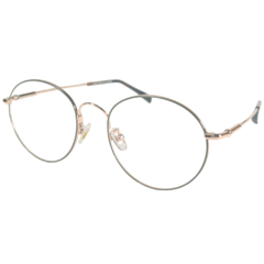 Armação para Óculos Feminino Empório Glasses Verde Musgo/Rosé Redondo PZ9G35 C9 53