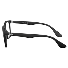 Armação para Óculos Infantil Ray-Ban Preto Fosco Quadrado RB1553 3615 48