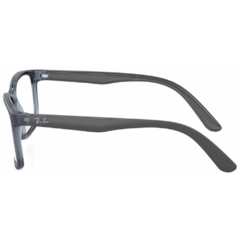 Armação para Óculos Infantil Ray-Ban Azul Cristal Quadrado RB1618L 3918 51