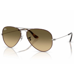 Óculos de Sol Unissex Ray-Ban Tartaruga Marrom Aviador RB3025 9270/0A 58