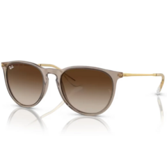 Óculos de Sol Feminino Ray-Ban Marrom Cristal Erika RB4171 6744/13 54