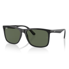 Óculos de Sol Masculino Ray-Ban Preto Fosco Retangular RB4373L 601/71 58