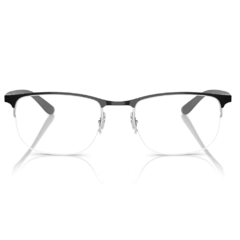 Armação para Óculos Masculino Ray-Ban Preto/Cromado Quadrado RB6513 3163 55